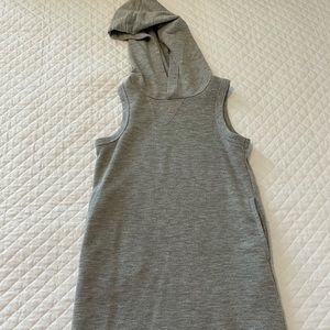 Hooded cotton dress